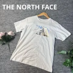 THE NORTH FACE ノースフェイス　Tシャツ　半袖　ホワイト　ロゴ　M