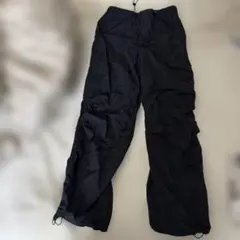 GU ブラック ワークパンツ