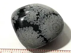 雪花黒曜石・スノーフレーク オブシディアン・5-8・14g（鉱物標本