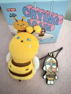 POP MART CRYBABY PLUSH BADGE