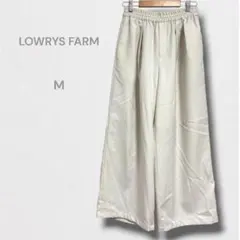 ローリーズファーム ワイドパンツ イージー ガウチョ ウエストゴム M