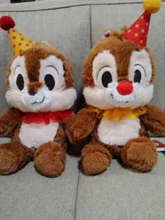 チップとデール ぬいぐるみ 2点セット