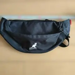 KANGOL ボディバッグ ウエストポーチ ブラックのサムネイル