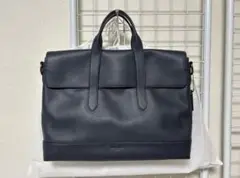 【未使用品】COACH コーチ　ビジネスバッグ ブリーフケース　ネイビー