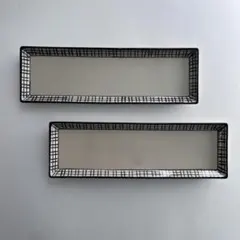 波佐見焼 | チェック柄の長方形皿