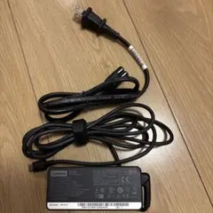 중고 상태좋음 Lenovo 純正 USB-C電源アダプター 45W