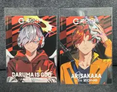 CR×ZONE限定コラボステッカー　だるまいずごっど ありさか ③