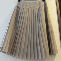 NATURAL BEAUTY BASIC プリーツスカート XS ベージュ
