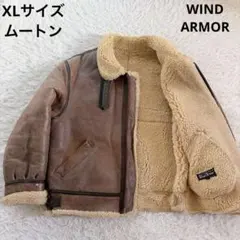 XLサイズ 羊革 wind armor B-3 リアルムートン フライトのサムネイル