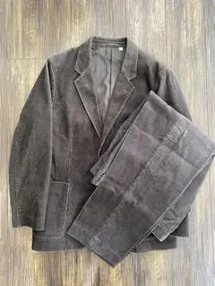 UNIQLO Uコーデュロイテーラードジャケットセットアップ　Lサイズ