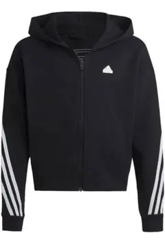 【新品】【130】アディダス キッズ 3ストライプス フルジップパーカー