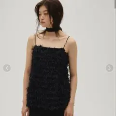 Poppy あさぎーにょ tule tunic チュールチュニック 黒 ブラック