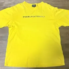 ◇PEARLY GATES GOLF イエロー Tシャツ ゴルフウェア