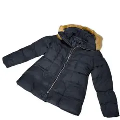 美品 Y2K ファー 中綿 ジャケット 00s サイズL ブラック