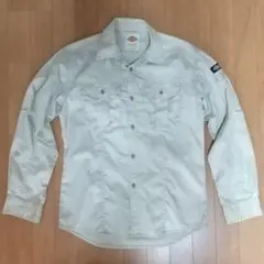 Dickies ワークシャツ ベージュ サイズM