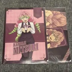 鬼滅の刃 モクテル ロトくじ 甘露寺蜜璃 A4 メタリッククリアファイル