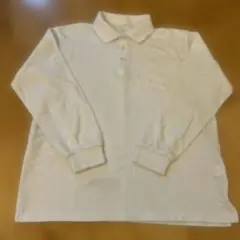 ホワイト　ポロシャツ　長袖　サイズ160