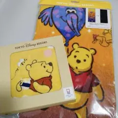 ディズニーリゾート くまのプーさん フェイスタオルと今治製ハンドタオルセット
