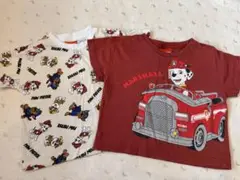 パウ・パトロール Tシャツ 2枚セット 100cm