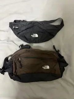 THE NORTH FACE ボディバッグ 2点セット　ブラウン・ブラック