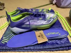 adidas F50+ サッカーシューズ 紫/緑のサムネイル