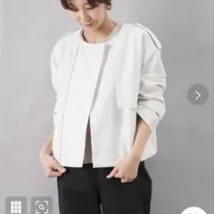 Lush Linen Khloe Jacket ホワイト32セオリーリュクス 未使用品】セオリーリュクス Lush Linen Khloe Jacket - メルカリ