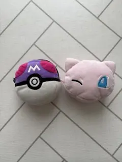 ポケモン マスターボール ミュウ ぬいぐるみ ポーチ 2点セットのサムネイル