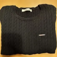 archives 半袖　ニット　黒
