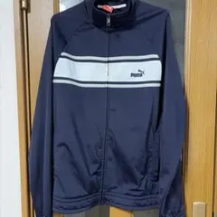 PUMA トラックジャケット ネイビー ホワイト Mサイズ
