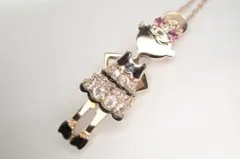 27/美品 ポンテヴェキオ K9PG ピンクゴールド EME ネックレス ③のサムネイル