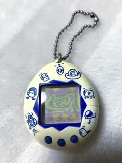 1996年製 初代 新種発見 たまごっち白 青 BANDAI 希少