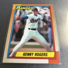 MLB 1990 Topps Kenny Rogers テキサスレンジャース