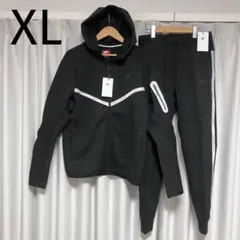 旧NIKE テックフリース セットアップ ブラック 上s 下m 反射 赤タグ