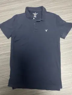 AMERICAN EAGLE ポロシャツ　紺色　Mサイズのサムネイル