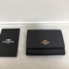 COACH 二つ折り財布 ネイビーのサムネイル