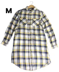 INGNI（イング）チェック柄長袖ロングシャツ　Mサイズ