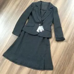 新品タグ付き　ブラックツイード　シャツ不要　フォーマル　スーツ