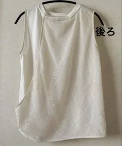 Paul Smith異素材 ノースリーブ トップス M