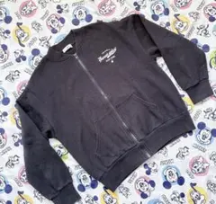 最終価格　ALGY ジップアップパーカー 黒　150㎝ Sサイズ　防寒対策