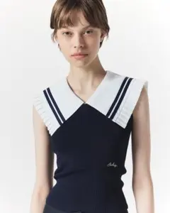 thevirgins ribbon eyelet bare top - メルカリ