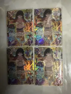 ワンピースカード新たなる皇帝ルフィsec4枚セット