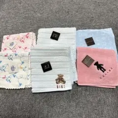 タオルハンカチ6枚セット(Daks,Celine, ジノリ)