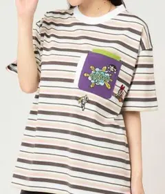 L　グラニフ　パワーパフ ガールズ　ビッグシルエット Tシャツ　KaBLooy2
