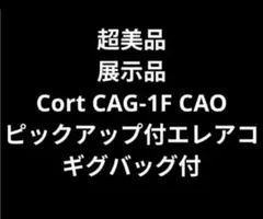 超美品 展示品 Cort（コルト）CAG-1F CAO PU付エレアコ G/B付のサムネイル