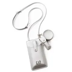 素敵なあの人2025年8月号特別付録 GAPミニポーチ付きスマホショルダー