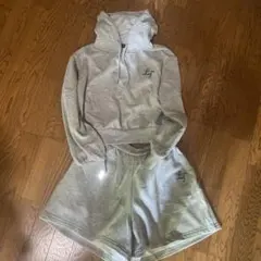 lovetoxic フード付きスウェットセット M グレー