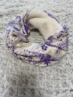 セール！ スヌード 着物リメイク ハンドメイド ④ パープル