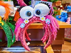 USJ アビー セサミストリート カチューシャ スパンコール