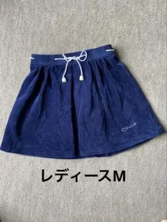 asics クリスエバート　1980年代のベロア調テニススコート レディースM