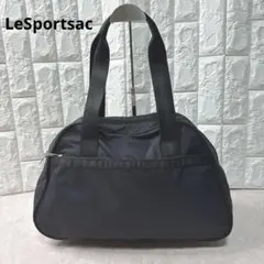 2444 レスポートサック ボストンバッグ エナメル ラメ 2way 黒 未使用 